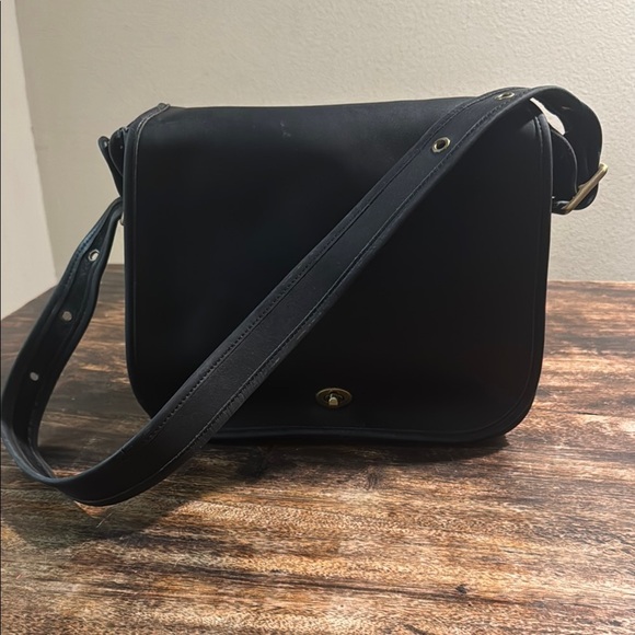 COACH Vintage Stewardess Bag glovetanned leather converts shoulder to crossbody - Picture 8 of 16